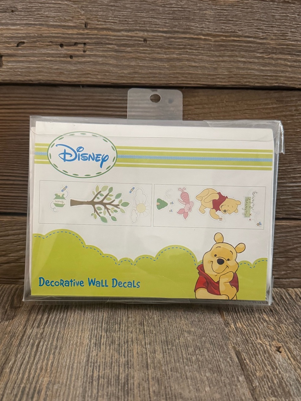 Vintage Disney Winnie the Pooh Wall Decal Set - new, in original packaging